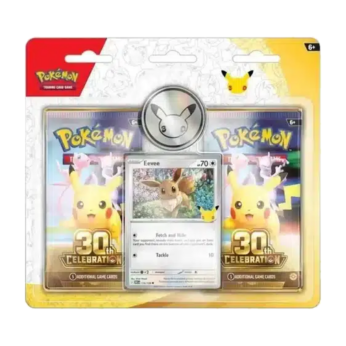 Pokémon TCG: 30th Celebration – Eevee 2-Pack Blister