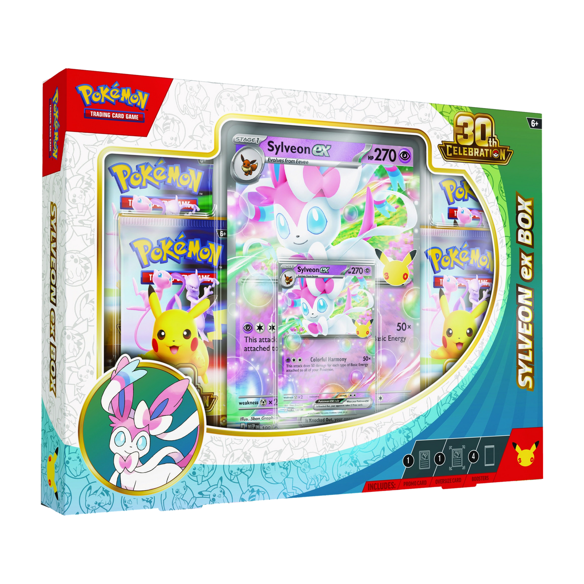 Pokémon TCG: 30th Celebration – Sylveon ex Box