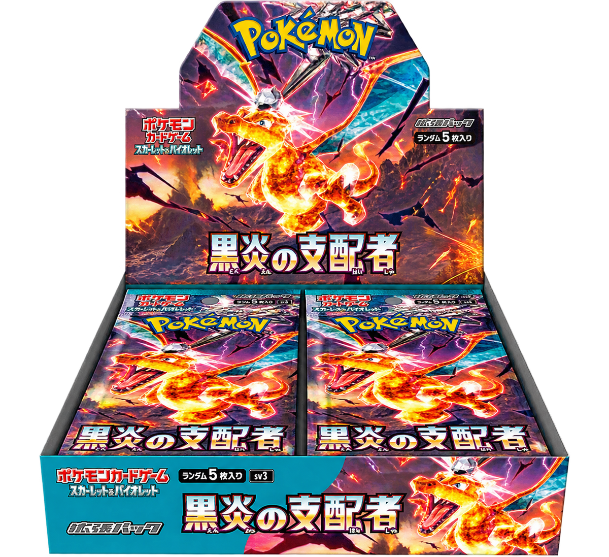 Pokémon TCG SV3 Booster Box - Ruler of the Black Flame