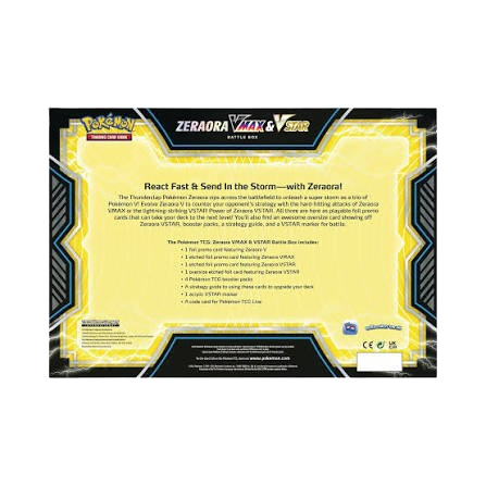 Pokémon TCG Zeraora VMAX & VSTAR Battle Box - Sword & Shield