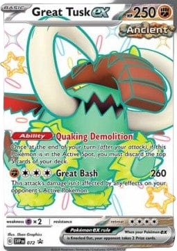 Pokémon TCG: Scarlet & Violet—Paldean Fates – Great Tusk ex Tin